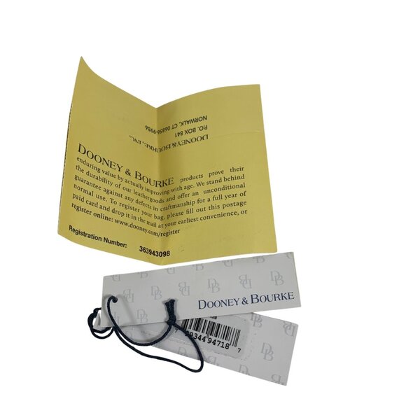 DOONEY BOURKE Burnt Orange Suede Tote w/ Charms/Fobs Style #: BSUED1521 - Picture 13 of 15